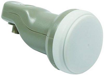 Metronic 440922 - Convertidor de hiperfrecuencias LNB universal con 1 salida, gris