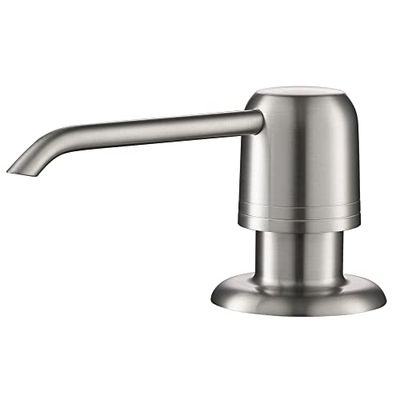 Kraus Dispensador de jabón y loción de Cocina de Acero Inoxidable sin Manchas, KSD-32SFS