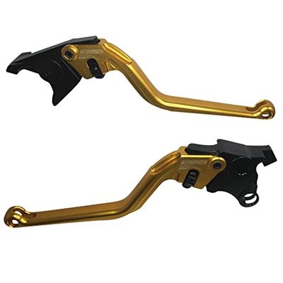 ACCOSSATO Paire de leviers or pour Suzuki DL 1000/V-Storm de 2002 à 2020 (CC 1000)