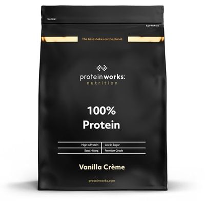 Protein Works - 100% Protéines, 2.5 kg, Mélange Riche en Protéines, 83 Portions, Vanille