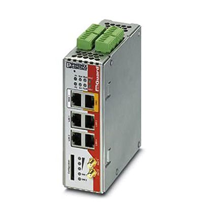 PHOENIX CONTACT TC MGUARD RS4000 4G ATT VPN Router Security Appliance, 10 VPN Tunnel, Intelligente Firewall met volledige functiebereik, 4-poorts Managed Switch