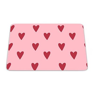 Bonamaison, Tappetino per mouse rettangolare con stampa digitale, fondo antiscivolo, 22 x 18 cm
