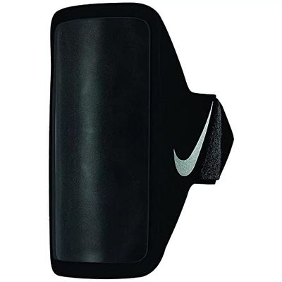 Nike Uniseks – volwassenen Lean Arm Band AB, zwart/zilver, one size
