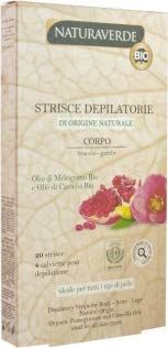 bio strisce depilatorie corpo - gambe e braccia 20 strisce