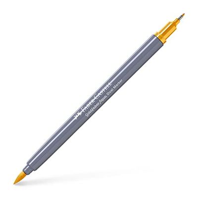 Faber-Castell Goldfaber Aqua Marqueur double Jaune chromé