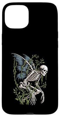 Vine-Wrapped Skeleton Fae Dark Woodland Spirit Case for iPhone 15 Plus