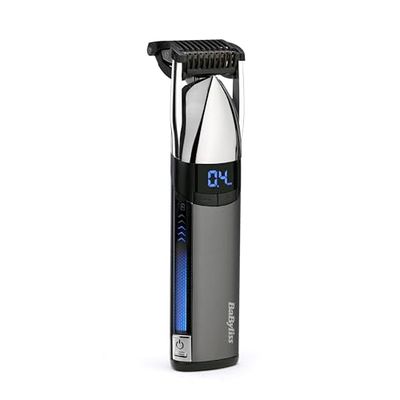 BaByliss S996E Regolabarba Stubble Super X-Metal, lame in acciaio giapponese, 24 altezze di taglio, cordless, waterproof
