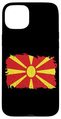 Macedonia Republic Of Macedonia Macedonian Flag Case for iPhone 15 Plus
