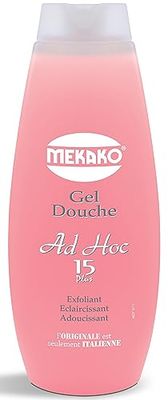 MEKAKO Gel Douche Exfoliant, Eclaircissant, Adoucissant, 420 Millilitri, 41