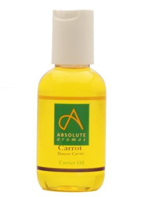 Absolute Aromas Carrot (Daucus Carota) Oil 50ml - Pure, Natural, Cruelty Free – Vegan, GMO-Free, Cruelty-Free and sustainably sourced. Macerated in Sesame Oil.