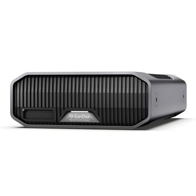 SanDisk Professional 24 TB G-DRIVE Project, met PRO-BLADE SSD Mag Slot, Thunderbolt 3, USB (10Gbps), 7200RPM Enterprise Class Hard Drive, leessnelheid tot 250 MB/s