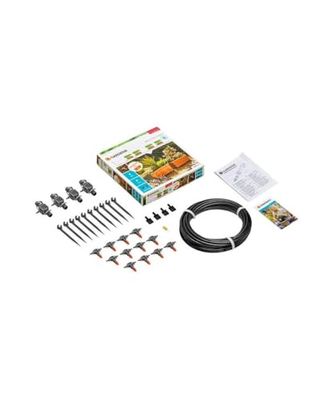 Gardena Set di Prolunghe per Piantine: Il Sistema di Irrigazione per Balconi Estende i Tuoi Set Micro-Drip-Start per Piantare Vasi M di 4 Trogoli (13006-20)