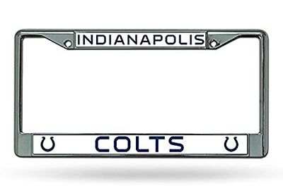 NFL Indianapolis Colts Standard Chrome License Plate Frame