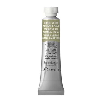 Winsor & Newton 0102638 Professional Water Colour, fijnste kunstenaars aquarelverf met de hoogst mogelijke pigmentatie, uitstekende lichtechtheid - 5ml Tube, Terre Verte (Yellow Shade)
