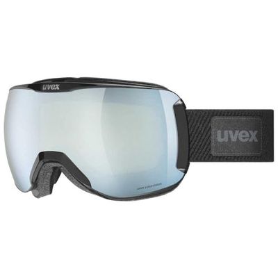 uvex Downhill 2100 Cv Planet - Masque de Ski pour Hommes et Femmes - à Contraste Élevé - Anti-Buée - Black/White-Green - One Size