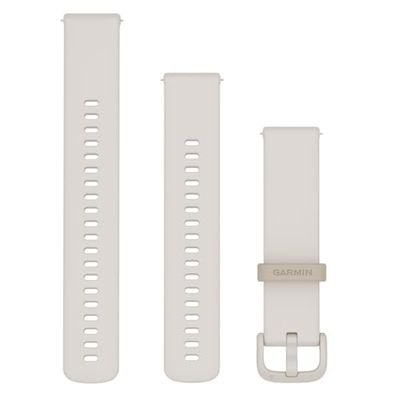 Garmin Quick release, Horlogeband, Siliconen, 20 mm, Yvory, Geschikt voor Vivoactive 5
