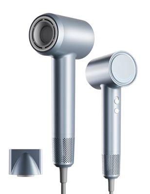 CARER SPARK Asciugacapelli Ionico – Asciugatura Rapida in 2 min con Motore Brushless da 110.000 giri/min e 200 Milioni di Ioni Negativi Silenzioso Leggero Portatile Design Elegante per Donne e Uomini
