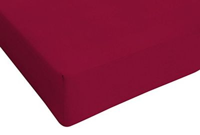 Max color lakan 25 cm hörn, bordeaux, dubbel