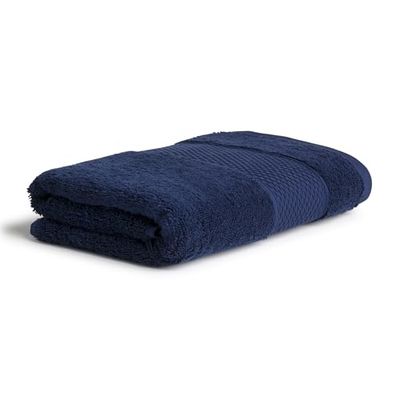 Möve Pure Luxury Serviette de Toilette 100% Coton égyptien Bleu Marine 50 x 100 cm