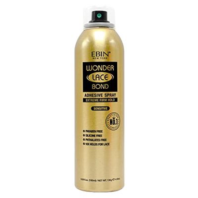 EBIN Wonder Lace Bond Spray (180ml, Extreme Firm Hold (Sensitive))
