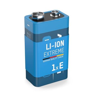 ANSMANN 5021023 9V Block Lithium 1,5V Batteria - 700% More Power