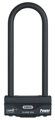ABUS U-lock Granit Power 58/140HBIII - robusta serratura per moto con doppia chiusura livello di sicurezza 18 altezza grillo 100 mm