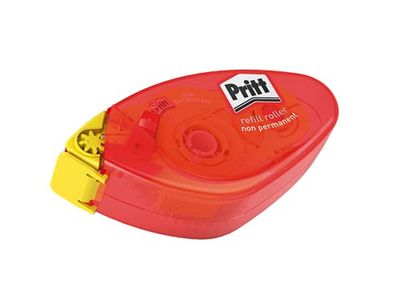 Pritt Refill tejprulle, icke-permanent, för borttagbara bindningar, hölje med skyddslock kan enkelt fyllas på, remlängd: 16 m, bandbredd: 8,4 mm, 5 stycken