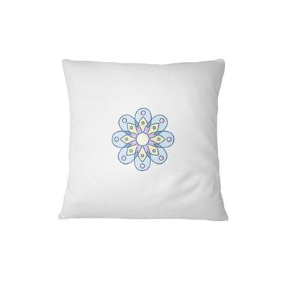 Bona Basics, Funda de cojín Decorativa, decoración del hogar, para sofá, cafetería, Tamaño: 45X45 cm, Color: Blanco