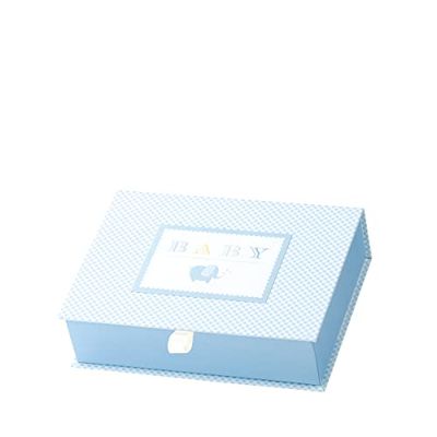 Rössler Papier 14561930000 - Memory Box Baby Boy, lichtblauw, 215 x 55 x 155 mm, geboorte en doop, 1 stuk