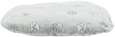 Cuscino Nando ovale, 50 × 35 cm, grigio chiaro