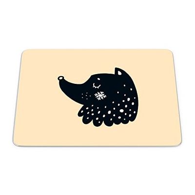 Bonamaison, Rectangle Pop Art Digital Printed Mouse Pad, Non-Slip Base, for Office and Home, Size: 22 x 18 cm