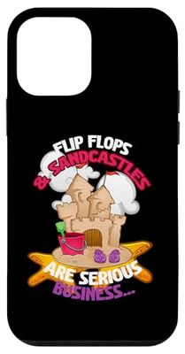FLIP FLOPS AND SANDCASTLES ARE SERIOUS BUSINESS Custodia per iPhone 12 mini