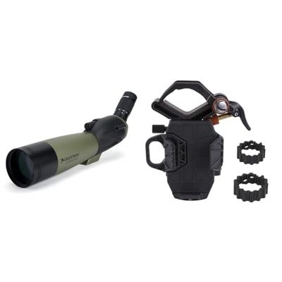 Celestron 52250 Ultima 80 mm Longue-Vue 45 degrés & Adaptateur Universel pour Smartphone NexYZ 3 Axes