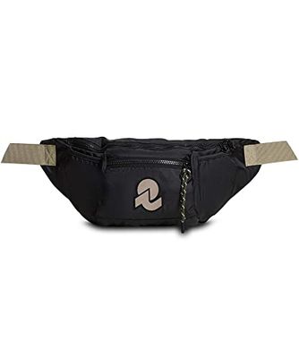 Invicta Mono Shoulder Bag Waist Bag, Black, Maxi - Leisure, Work - Recycled Material