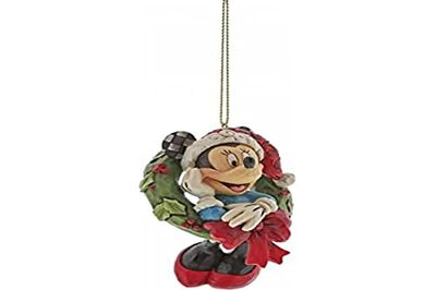 Disney Enesco Disney Traditions Hanging Ornament - Minnie Mouse met krans