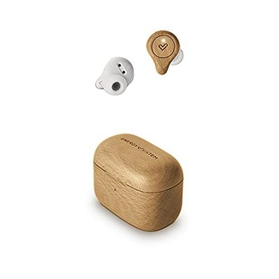 Energy Sistem Earphones Eco True Wireless Beech Wood Słuchawki (zrównoważone drewno, bezprzewodowe ładowanie, Kompaktowa konstrukcja, True Wireless, USB Type-C)- Buk