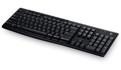 Logitech K270 Tastiera Wireless, Layout Tedesco Qwertz, Nero