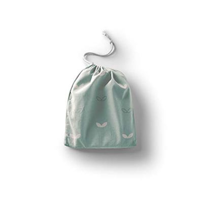 Bonamaison Printed Cotton Produce Bag with Drawstring, Reusable Grocery Bag, Biodegradable Eco-Friendly Bags, Travel Pouch, Sachet Bags, Shopping Bag, Eco Friendly, Foldable, Size: 12x15 cm