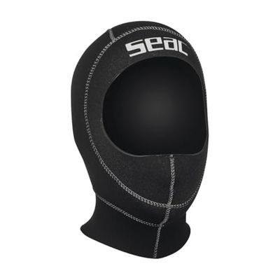 Seac våtdräkt huva standard för herrar'- damer' 3 mm kvalitet neopren - dykning, snorkling