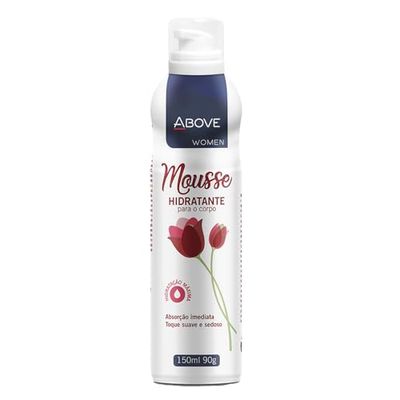 Above Mousse Hidratante, 4.4 oz - Soothing, Refreshing Lotion for Dry Skin - Silky Touch Body Lotion - Instant Absorption - Floral, Fruity Fragrance