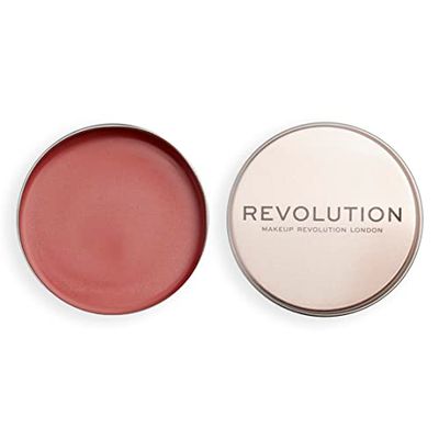 Revolution Beauty London, Balm Glow, Multi-Use Wangen- und Lippenbalsam, aufbaubar, taufrisches Finish, Pfirsichblüte, 32g