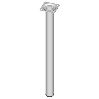 Element System 18133-00271 Pé para móveis, branco, 50 cm, conjunto de 4 peças