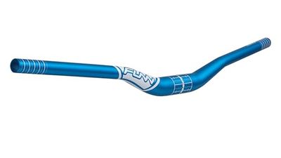 Funn Kingpin Manubrio Mountain Bike con Morsetto 35mm e Larghezza 785mm, Manubrio Rialzato Resistente e Leggero in Lega per MTB, BMX e Bici da Strada, Rialzo di 30mm Manubrio MTB (Blu)