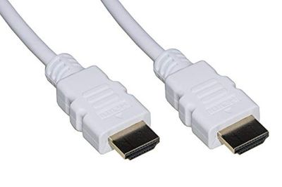 LINK - HDMI-kabel 1.4 met Ethernet 4 Kx2 K vergulde contacten koper 2 m kleur wit