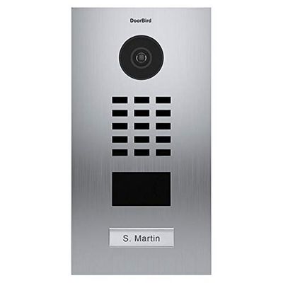Door Bird D2101V - Videocitofono IP con lettore RFID-1, campanello in acciaio inox