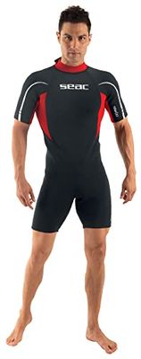 Seac Relax Short Man, 2,2 mm Neoprene Shorty Suit för snorkling, dykning och andra vattenaktiviteter