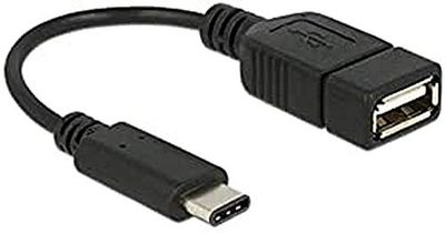 DELOCK 65579 CABLE USB 0,15 M 2.0 USB C USB A NEGRO