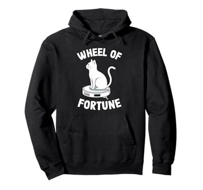 Wheel Of Fortune Robot Vacuum Cleaner Funny Cat Pullover Hoodie