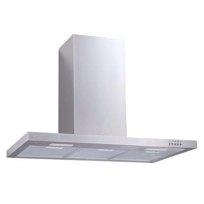 Hotte décorative - Design moderne, moteur de 190 W, 3 niveaux de puissance, filtres en aluminium amovibles, lumières LED, aspiration de 642 m³/h