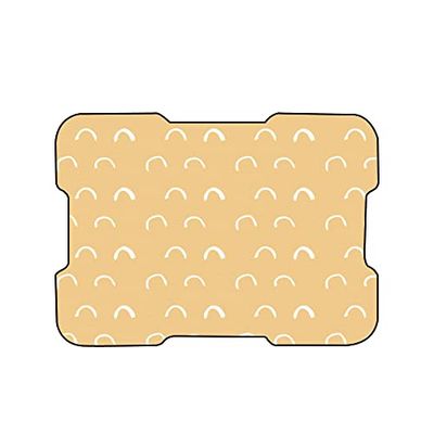 Bonamaison, Digitaal bedrukte muismat, antislip onderkant, voor kantoor en thuis, afmetingen: 22x18 cm